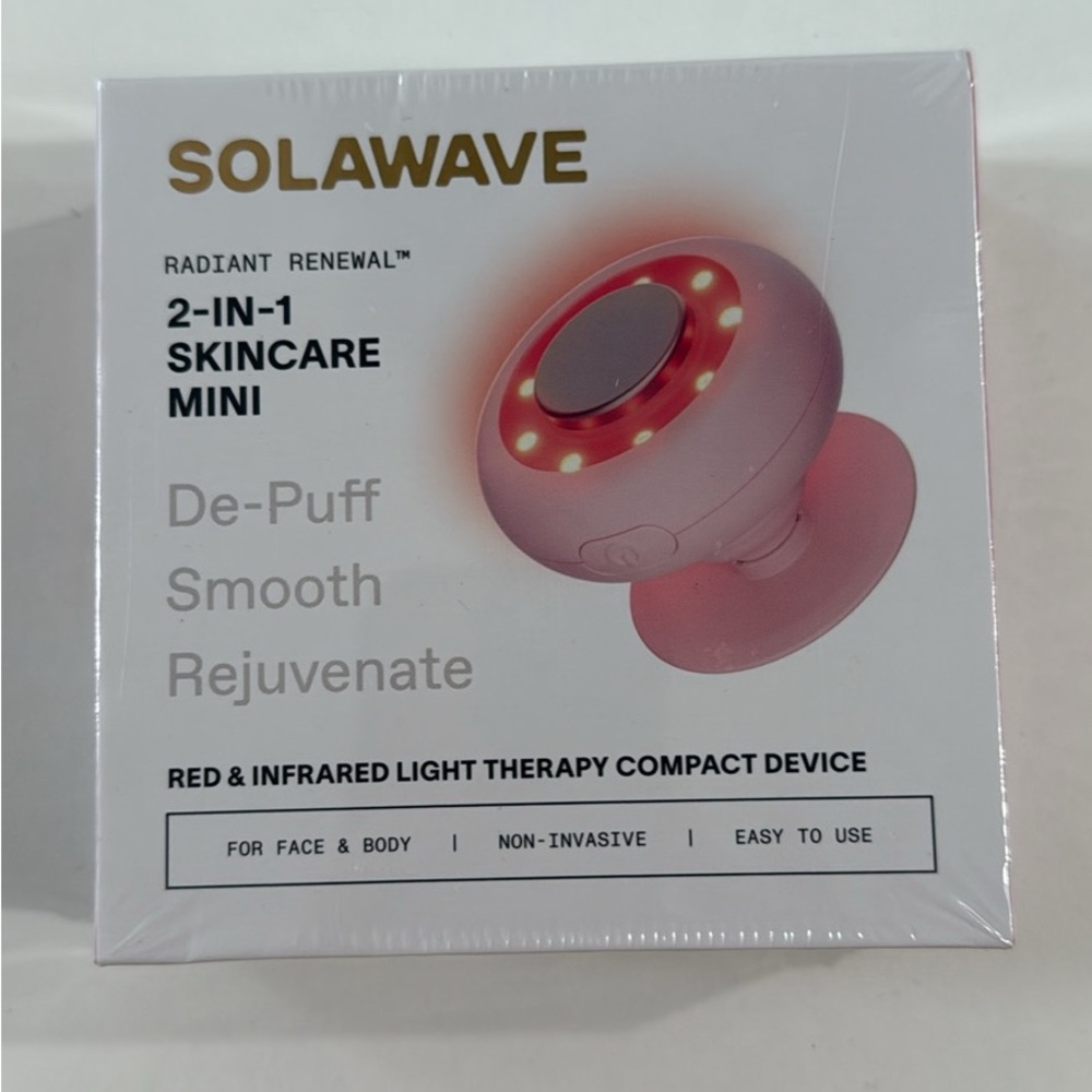 Solawave Radiant Renewal 2-in-1 Skincare Mini - Pink